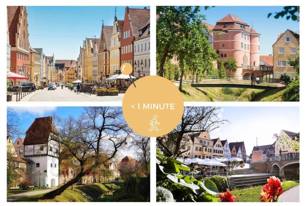 Stylisches Apartment Mit Terrasse In Der Altstadt Von Donauwörth Екстериор снимка